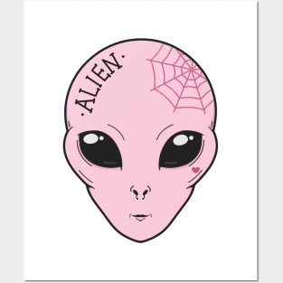 Punk alien Posters and Art